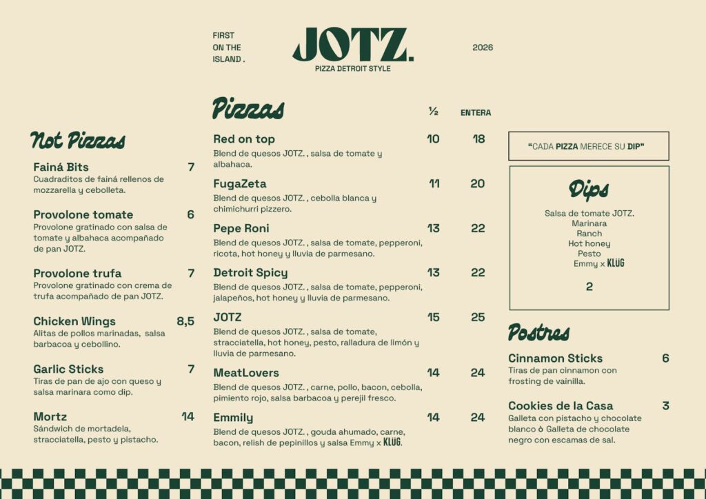 Guía de JOTZ Pizza Detroit-Style: qué encontrarás al sentarte a la mesa, imagen 6