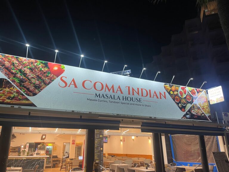 Sa Coma Indian Masala House: carta, precios orientativos y experiencia real